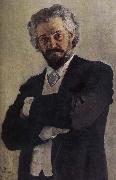 Ilia Efimovich Repin Virginie portrait than Sokolovic oil painting